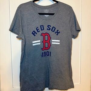 5th & Ocean Gray Boston Red Sox Women's T-Shirt